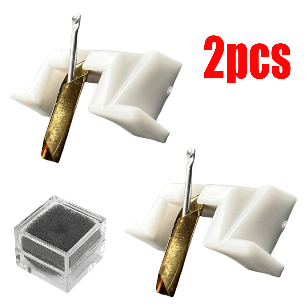 2pcs NEEDLE STYLUS FOR SHURE SS35C SC35C DIAMOND STYLUS PM3148D M25C 766-D7 New