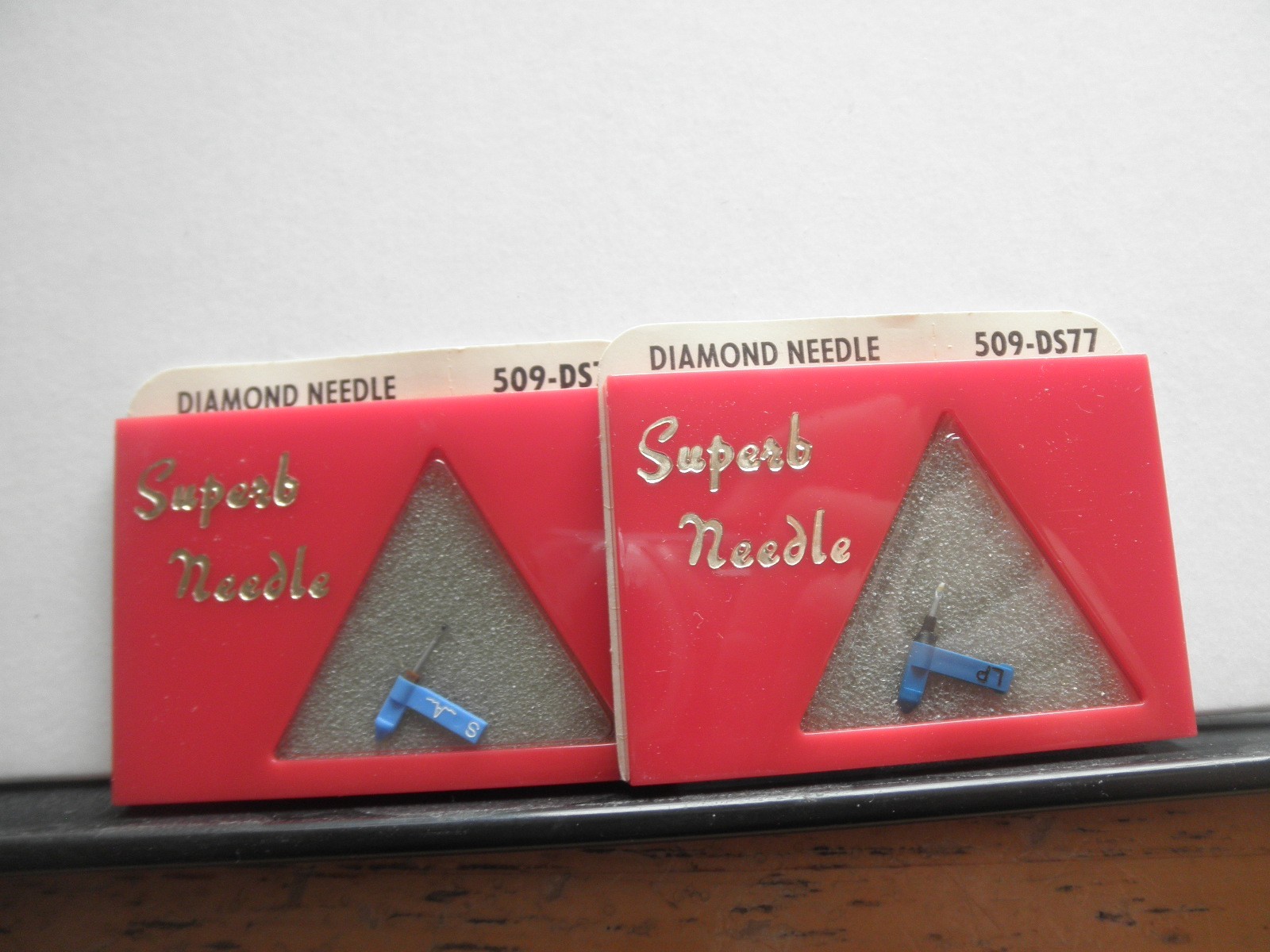 Superb Diamond Needle NOS 509-DS77 replaces GE RS6528, EA80X Lot of (2)