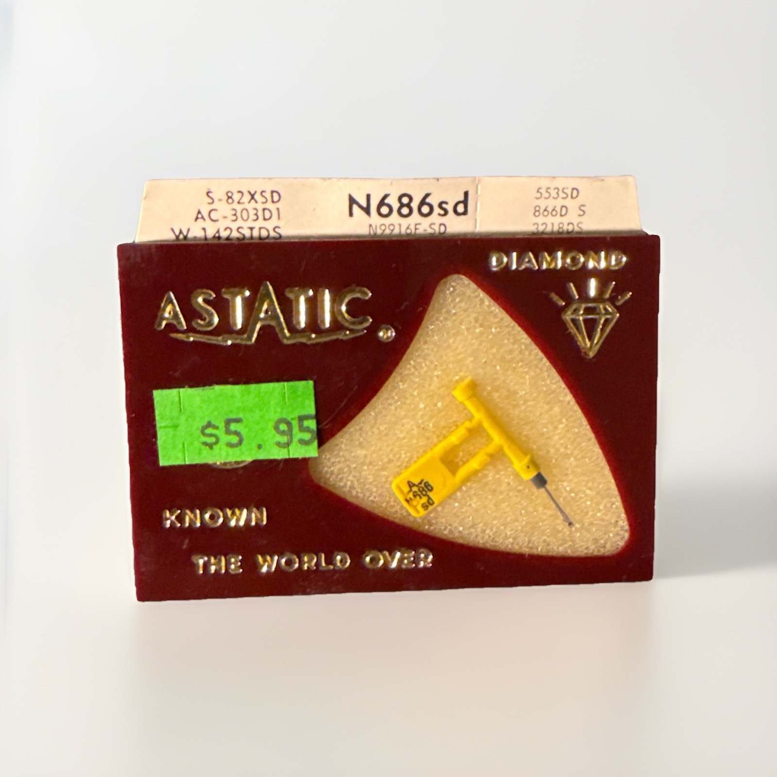 ASTATIC Diamond N686sd Sonotone Stylus (NOS)