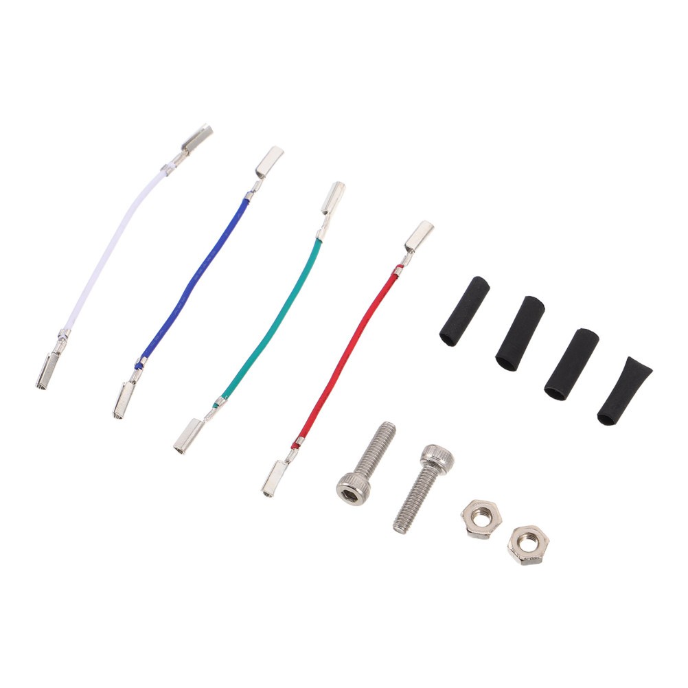 1 Set Reusable Turntable Phonograph Wire Kit with Assorted Color Headshell Wires