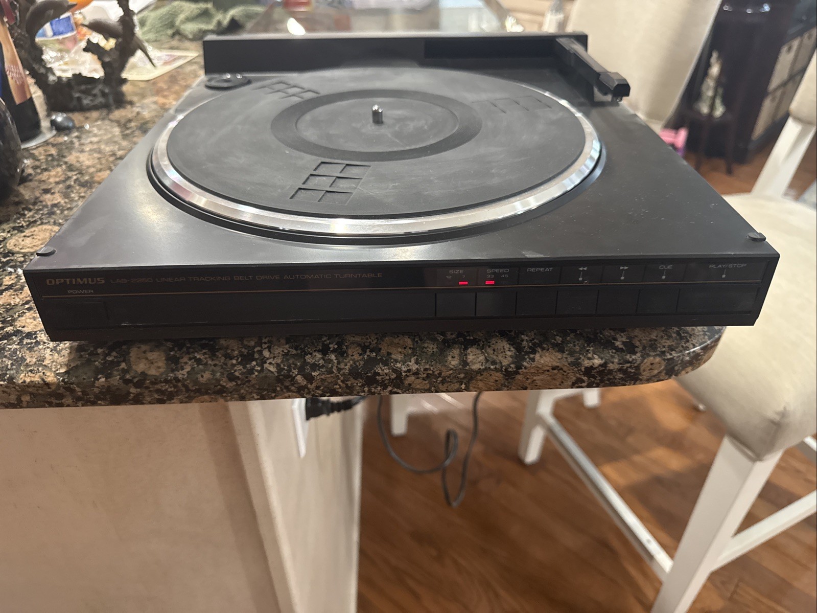 Optimus LAB-2250 Automatic Belt Drive Linear-Tracking Turntable LP Player Parts