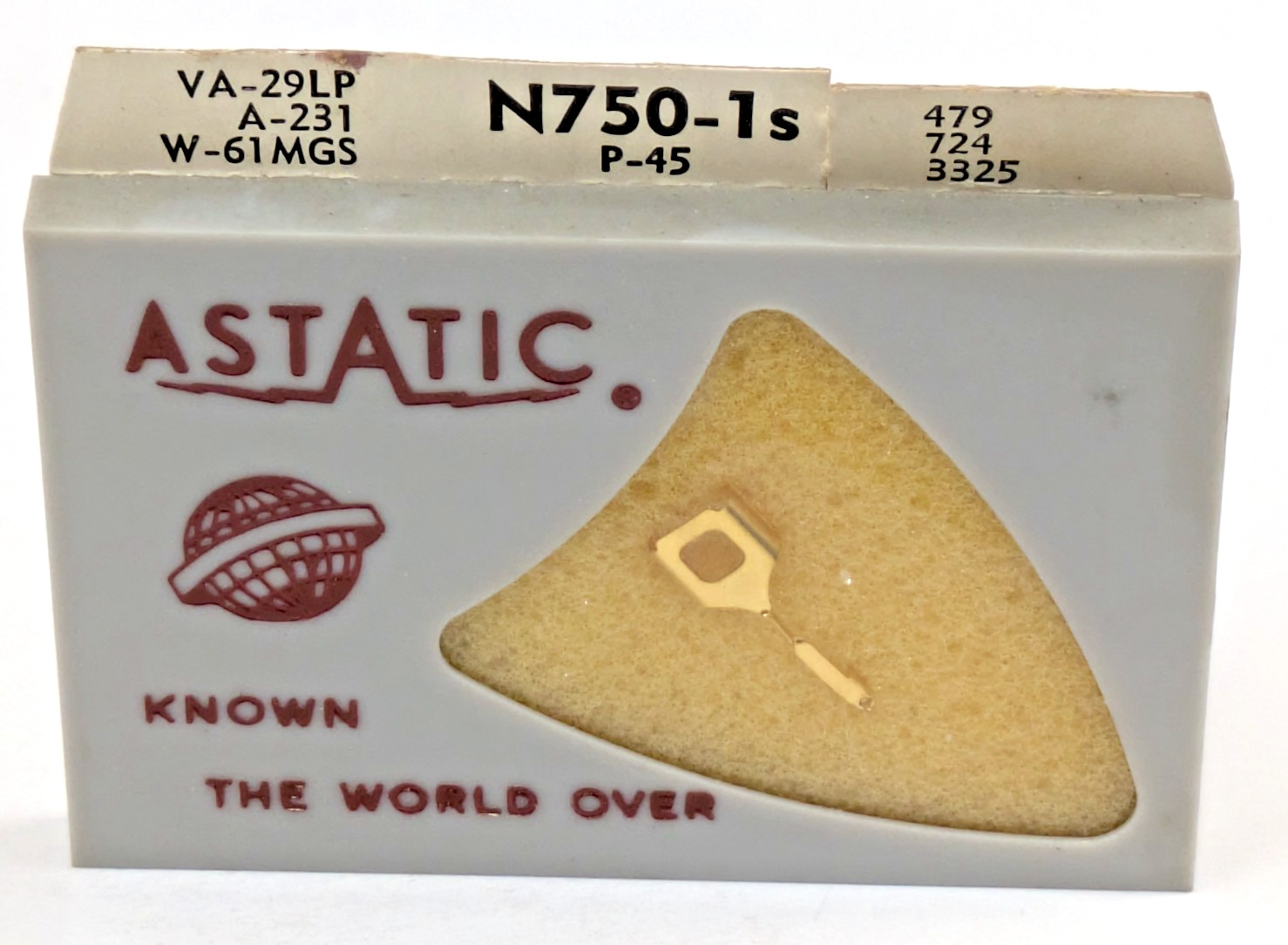 Astatic N750-1s Needle VACO-P-45 Record Player Stylus VA-29LP A-231 479 724 3325