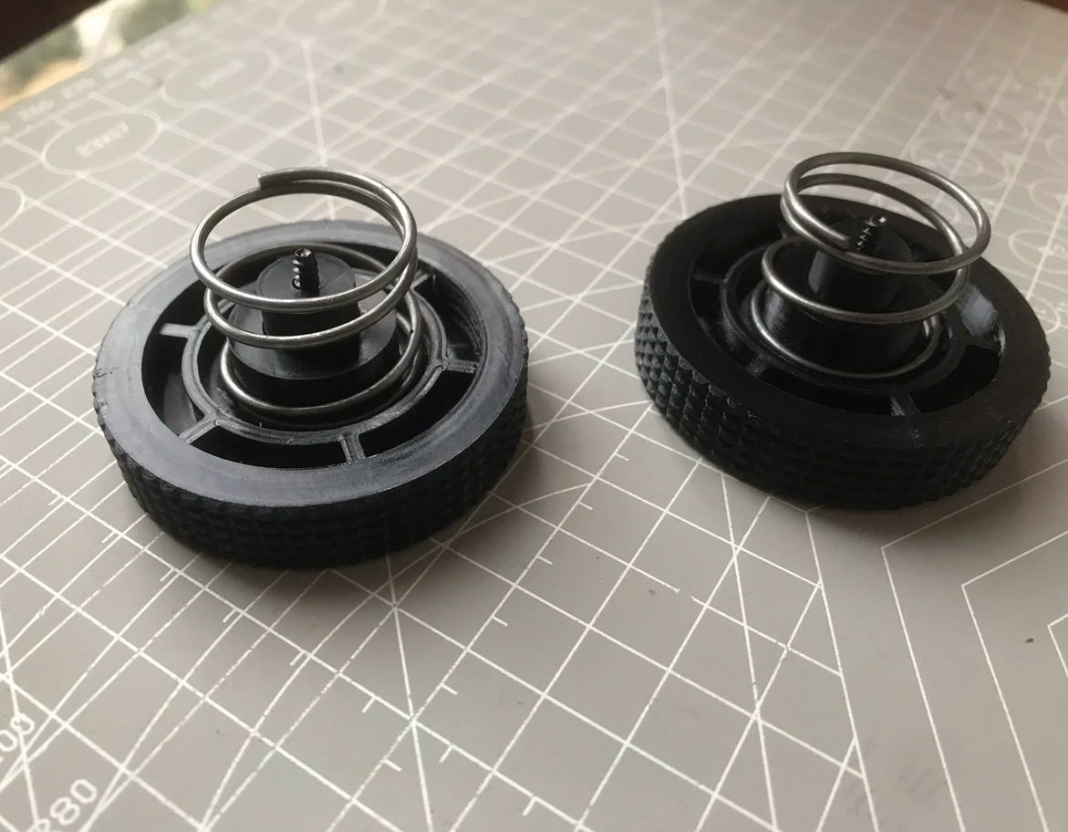 4 Pcs Spring-damped Turntable Feet 3D Print for technics SL-D2 SL-D3 Turntable