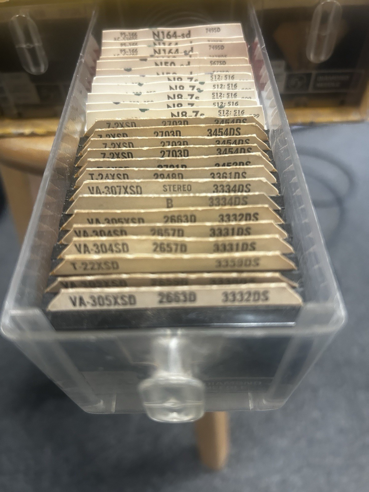 LOT OF 115 -RECORD Stylus Diamond Needles Electro Voice Turntable with case