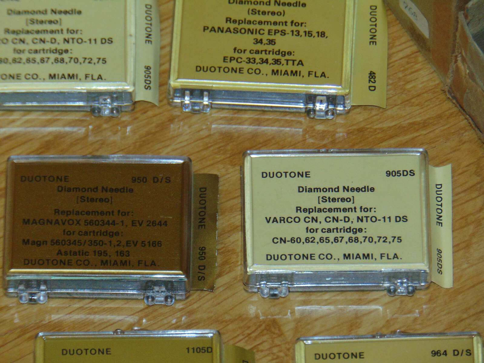 Duotone Phono Needle Replacement Parts New Old Stock Lot of 51