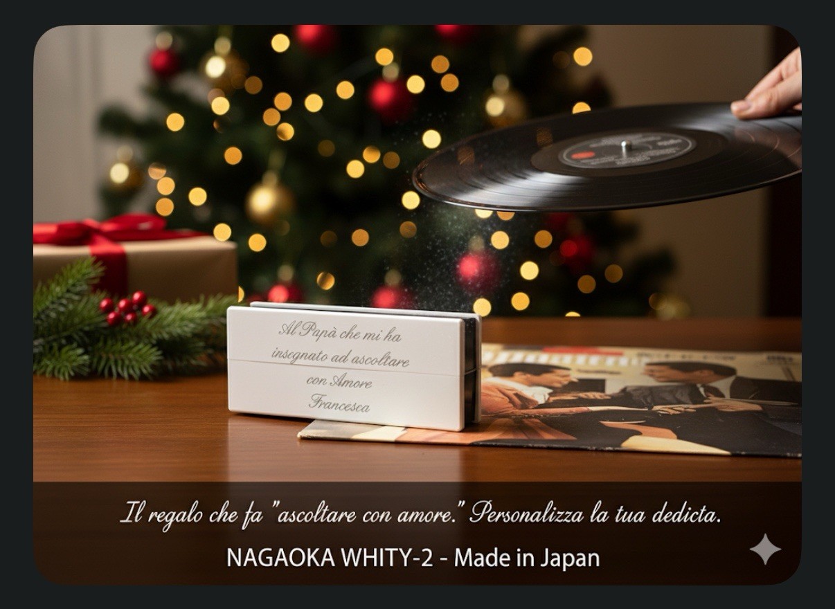 CUSTOM VINYL RECORD BRUSH WITH DEDICATION. Christmas Gift Idea