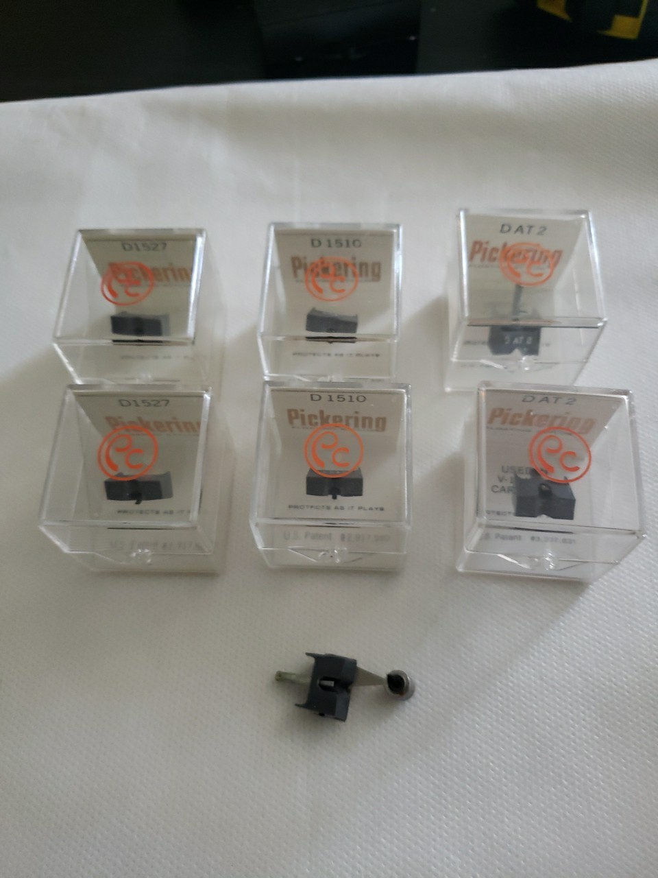 Lot of 7 NOS Pickering Floating Stylus D1527 DAT2 D1510 D5E