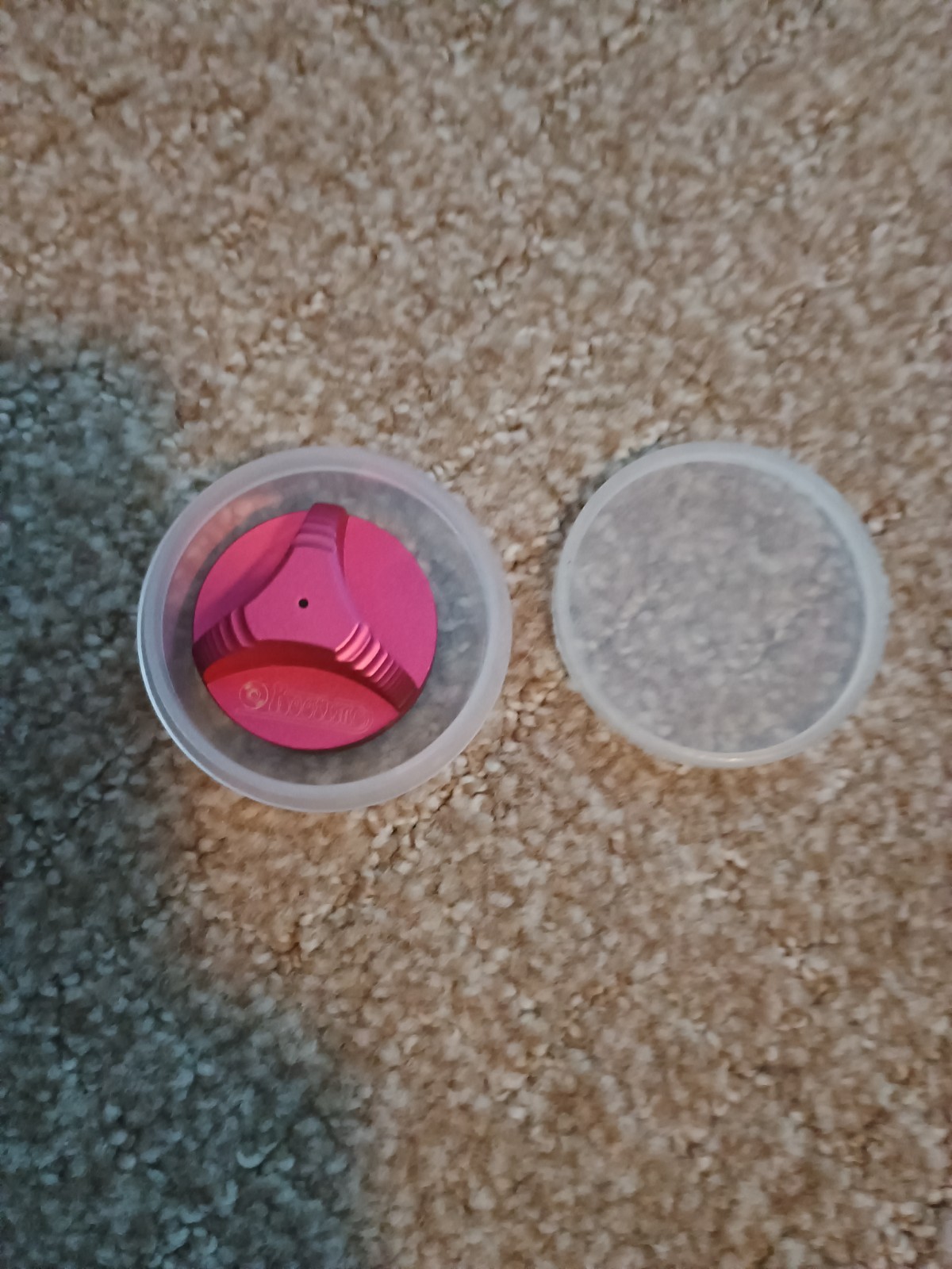 Rootime Aluminum Hot Pink 45 RPM RECORD ADAPTER