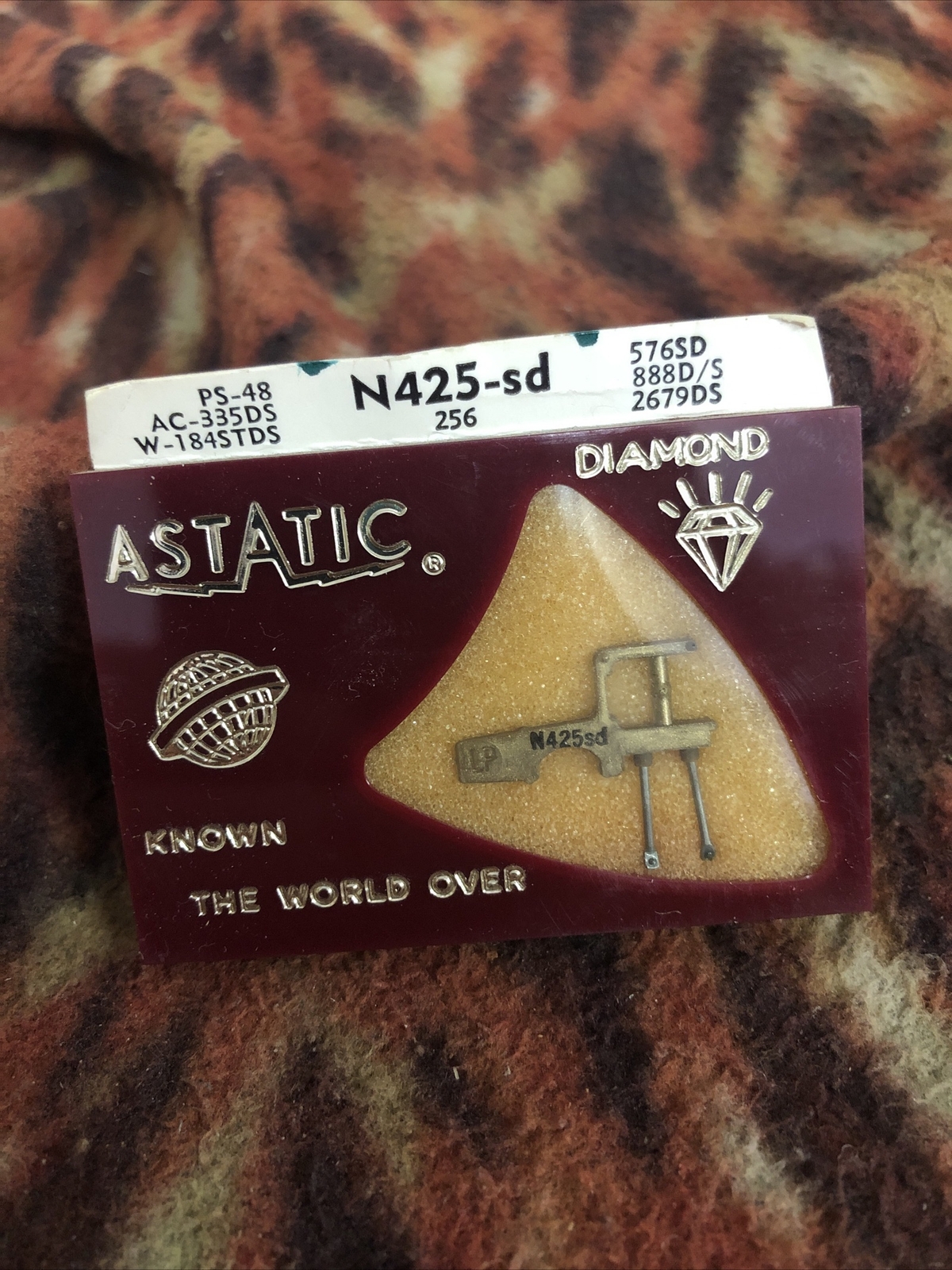 Astatic N425-sd Diamond Needle .7 Mil 3 Euphonics Sapphire Stereo LP 78