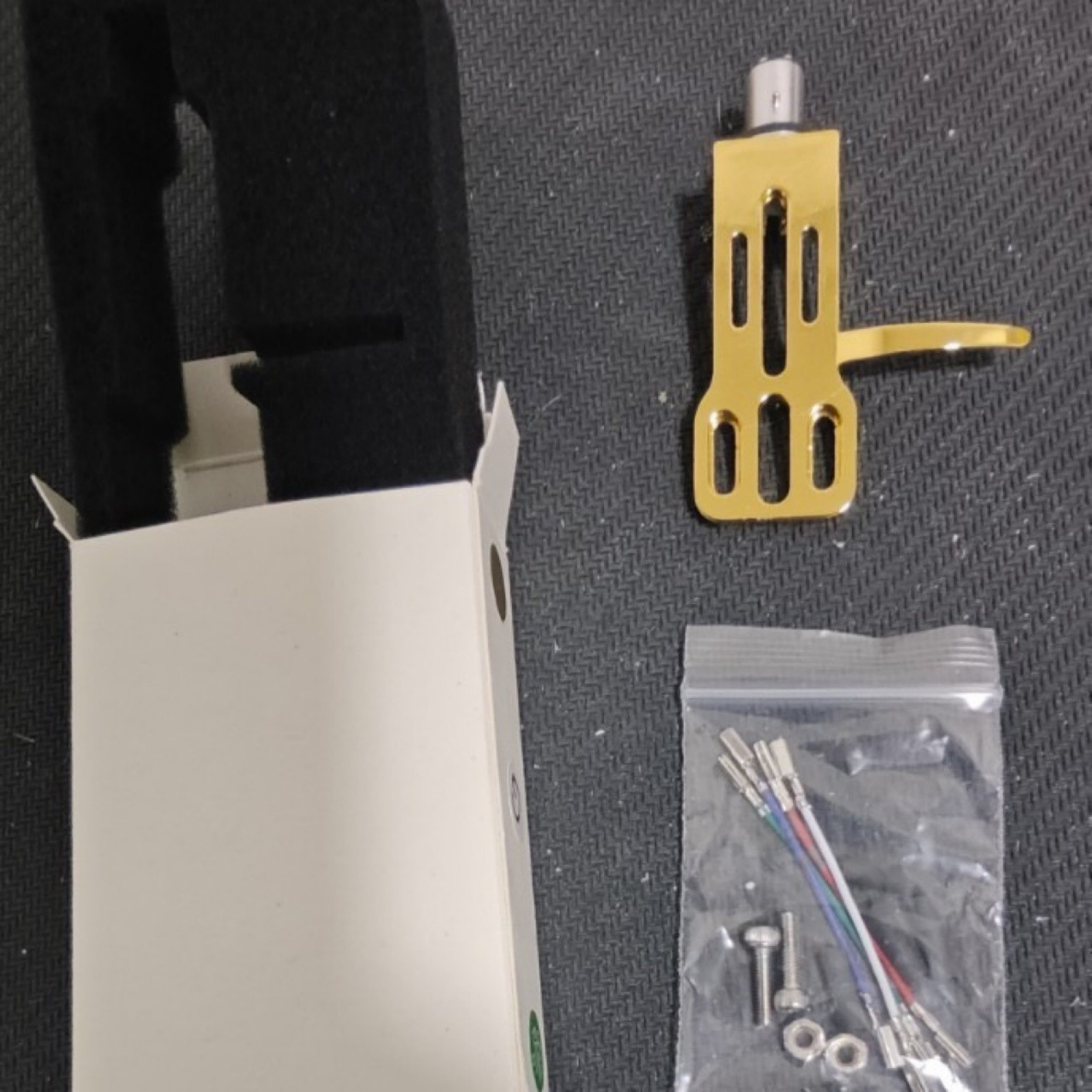 Turntable Headshell Titanium Alloy for AT3600L with 4 Wire Leads