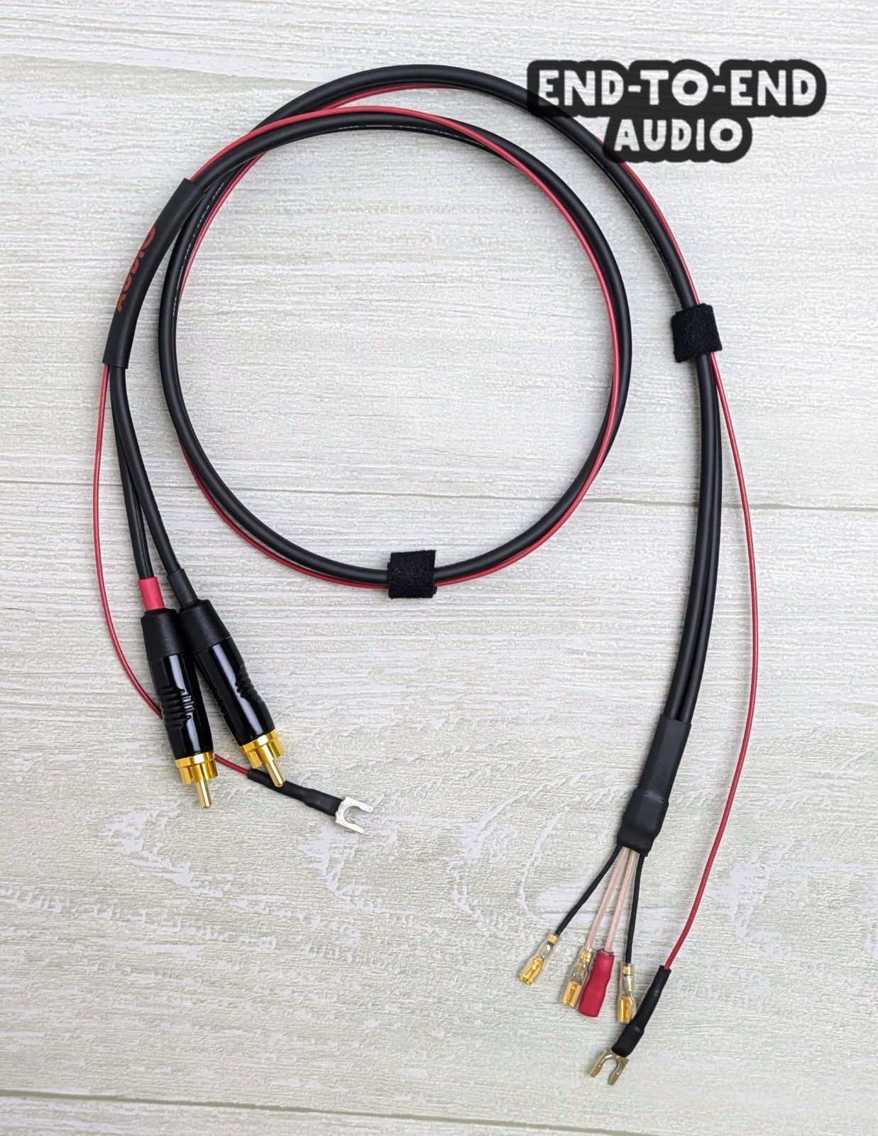 DUAL Turntable Replacement Cable | Mogami Cable | Rean RCA Spade | Restoration