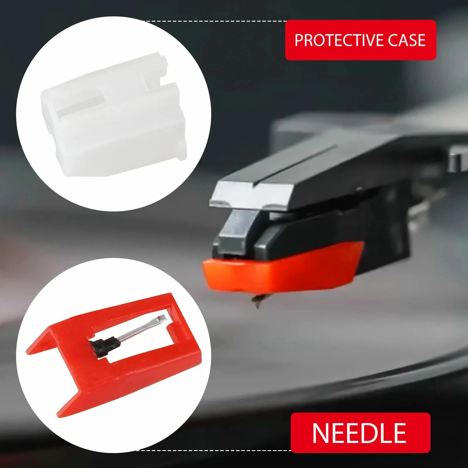 3Pcs Record Player Needle Turntable Stylus Replacement for Crosley Phonograph US