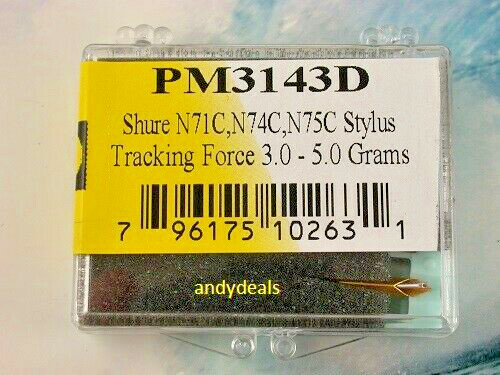 Electro-Voice EV STYLUS NEEDLE for Shure N71 N74 N75 M81 N75C PM3143D 760-D7C