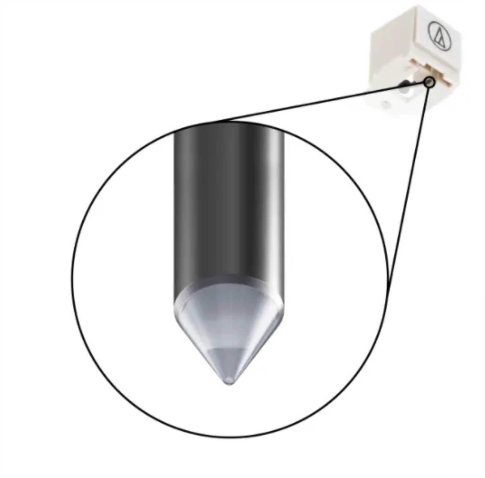 Affordable Turntable Phono Cartridge with Conical Shaped Stylus