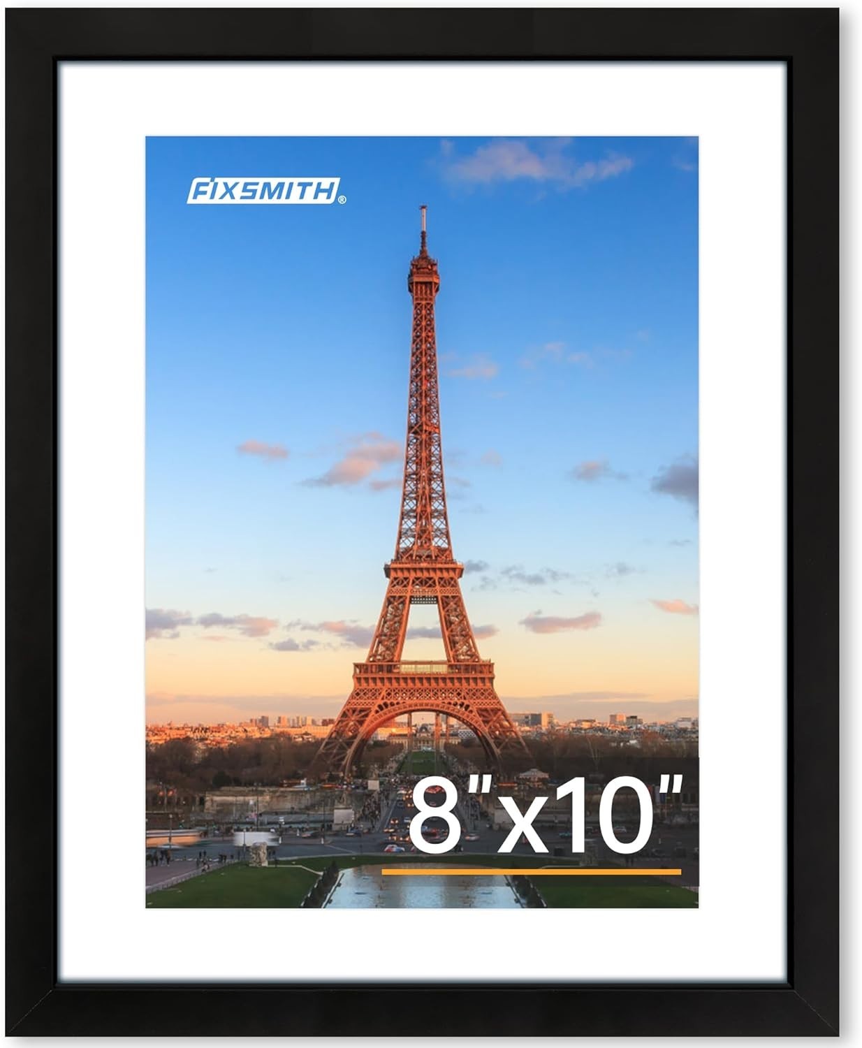 8×10 Picture Frame 1 Pack, Photo with HD 8″X 10″, Black