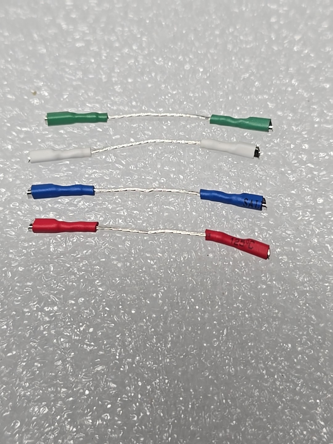 WIRE SET for Phono Cartridge 4pc High Quality Silver Color Coded FREE SHIPPING!
