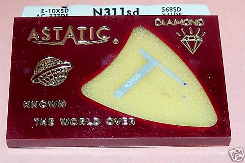 Astatic N311-sd RECORD NEEDLE STYLUS for MOTOROLA SK100-4 SK124 SP51 SP52 SP53