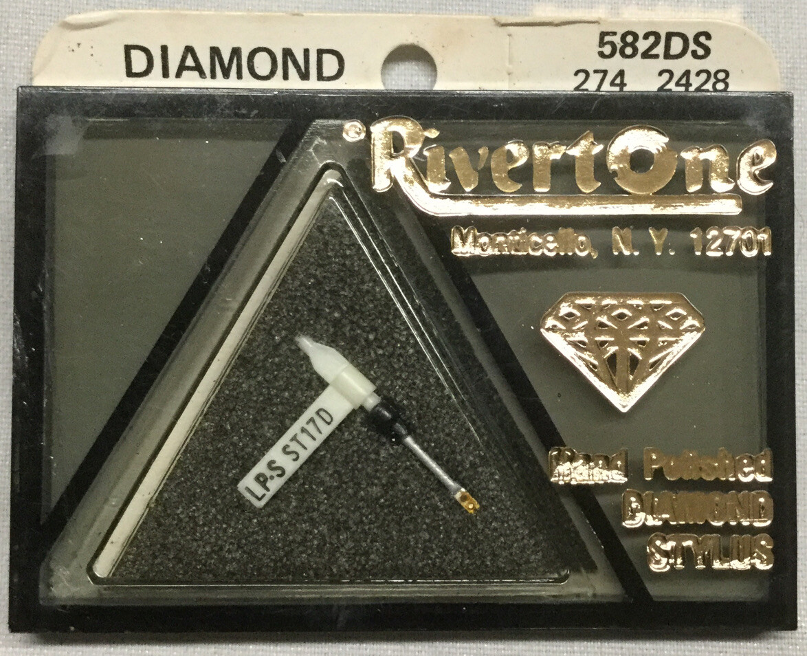 Rivert One 582DS Hand Polished Diamond Stylus Replacement Record Needle New