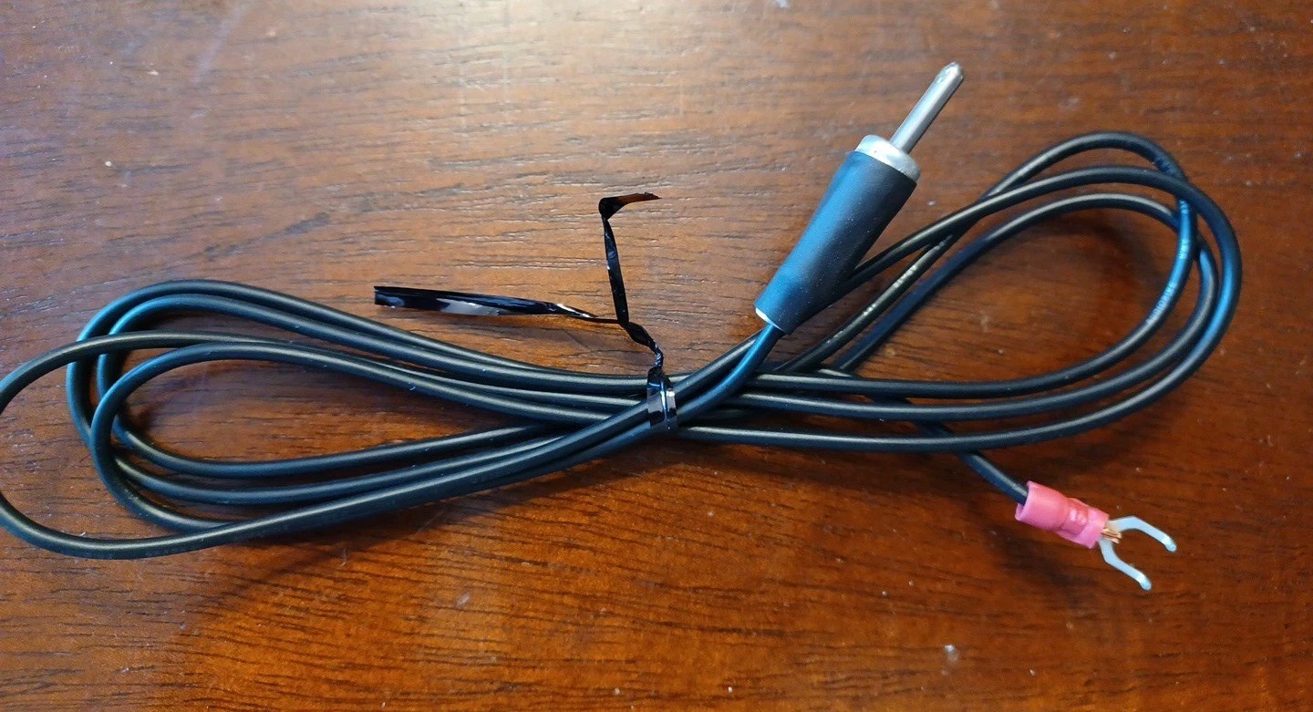 Technics turntable ground wire Silver . Please read description for your model