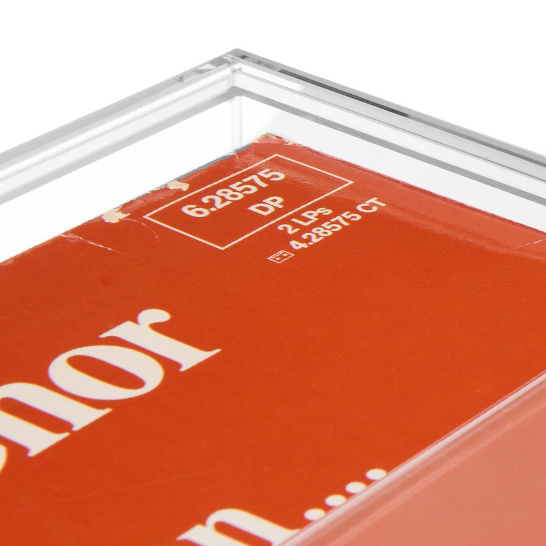 US – Acrylic Clear Vinyl Record CD Display Case Protective Dust Cover Collection