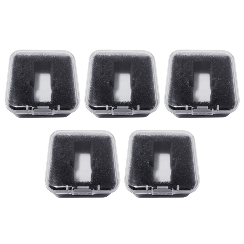 5/10Pcs Phono Shell Case Cartridge Keeper Transparent Box Phonograph Head