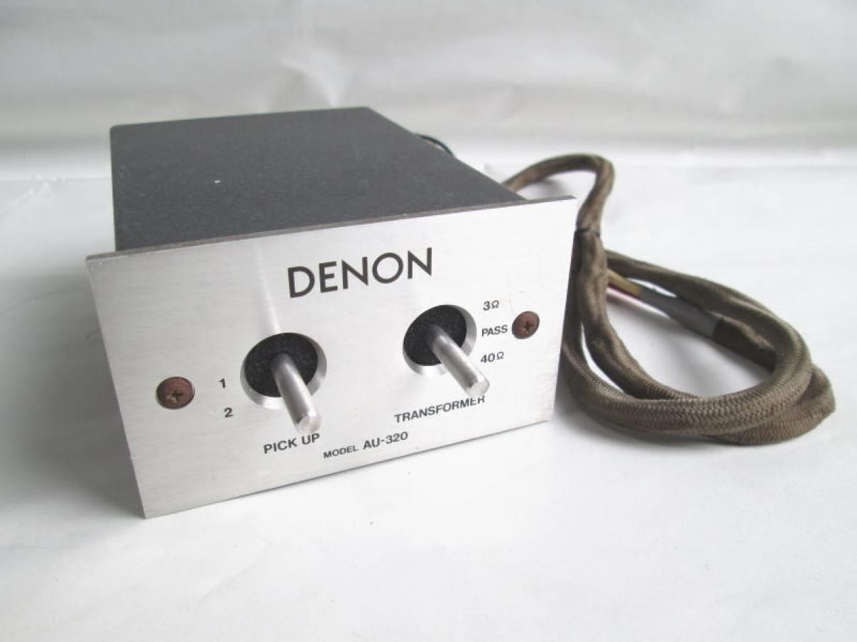 DENON AU-320 MC Step-Up Transformer Cartridge Phono Turntable Tested Working