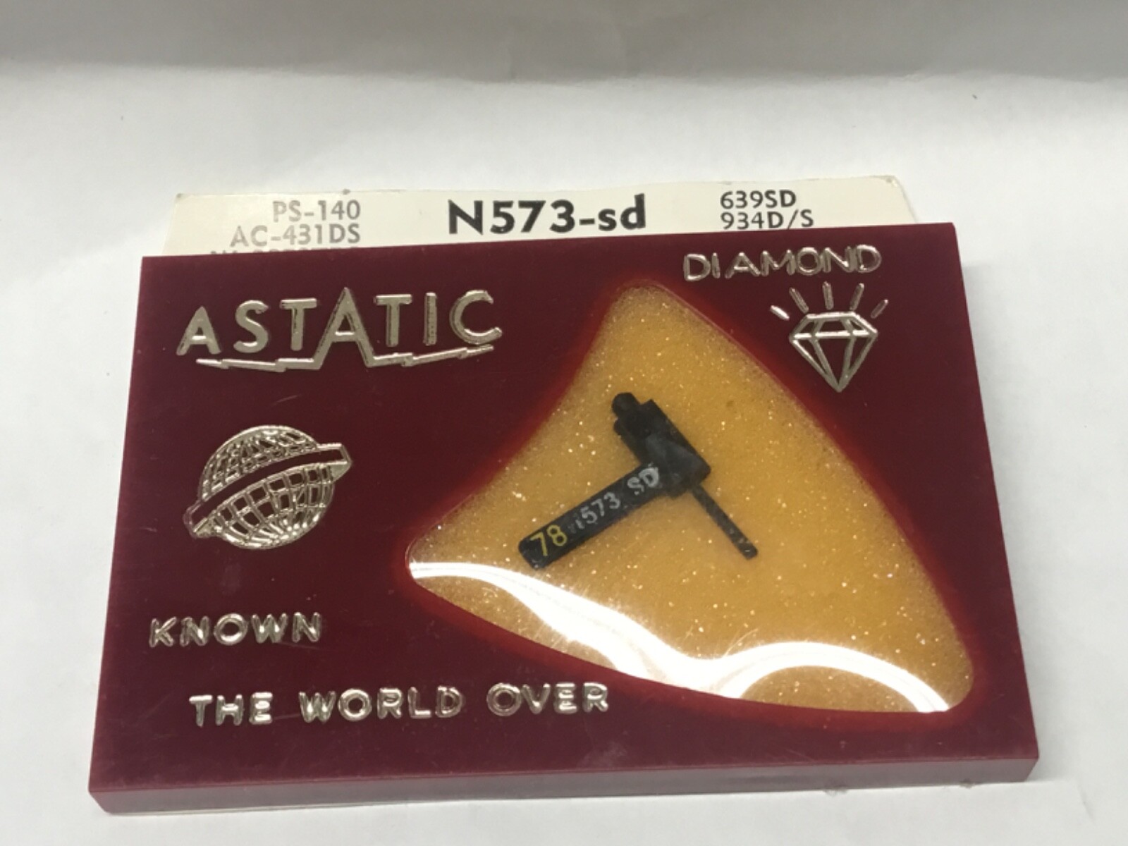 Astatic N573-sd RCA 118198 PS-140 AC-431DS W-325STDS 639SD Diamond Stylus needle
