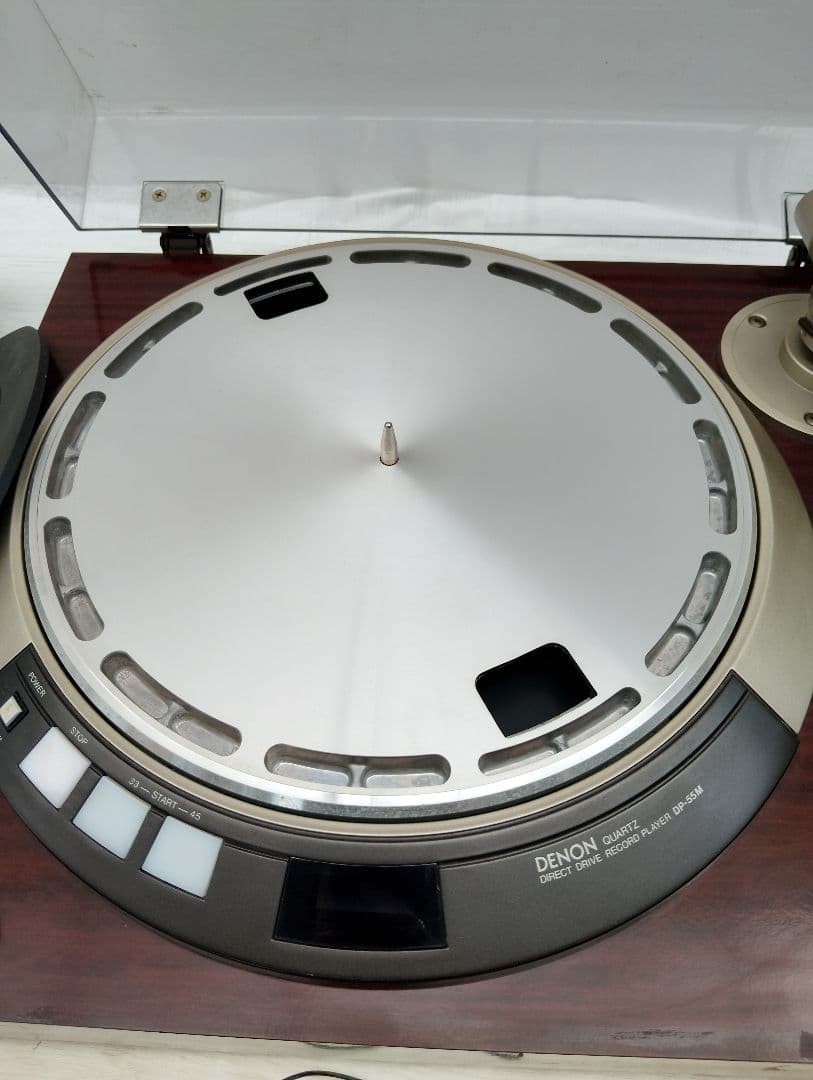 DENON DP-55M Restore Direct Drive Turntable S-Shaped Arm Serviced Smooth Move