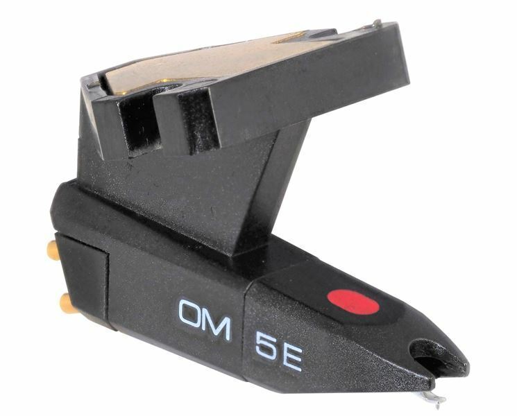 Ortofon OM5E Turntable Cartridge Elliptical Stylus, Protractor & Mounting Bolts