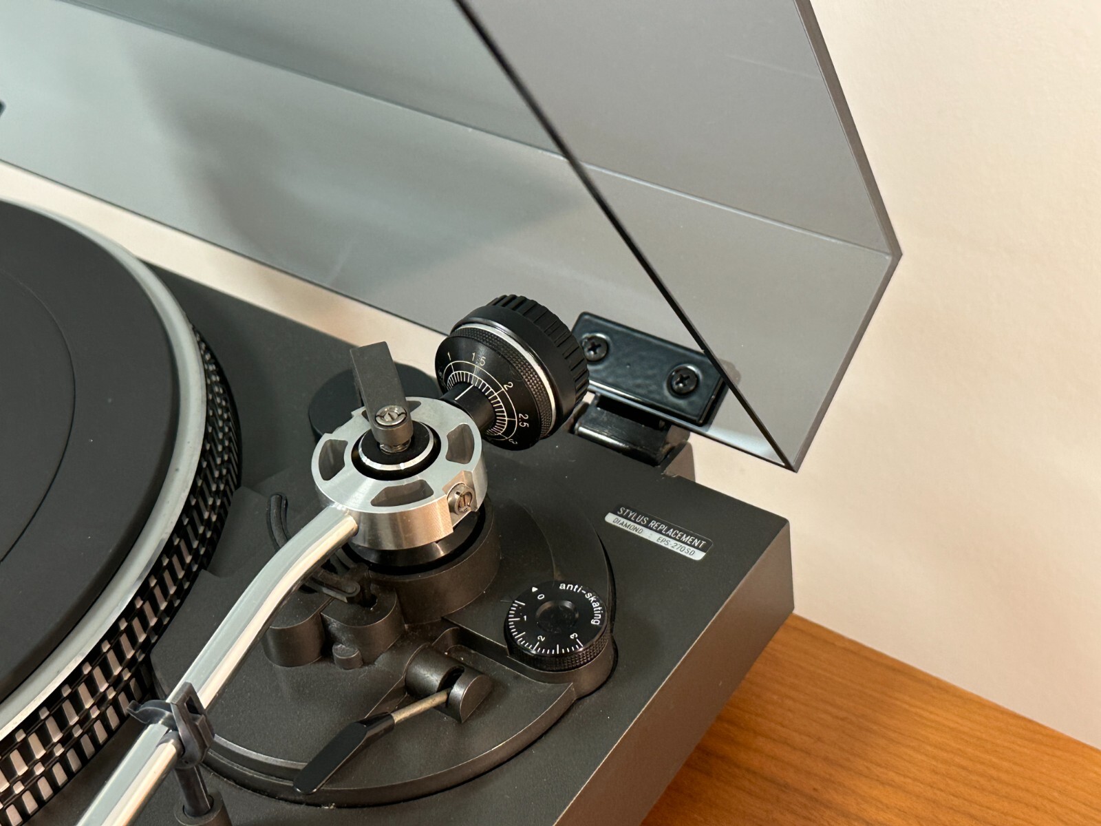 Technics SL-D1, SL-D2, SL-D3 smoked Compatible Dust Cover lid