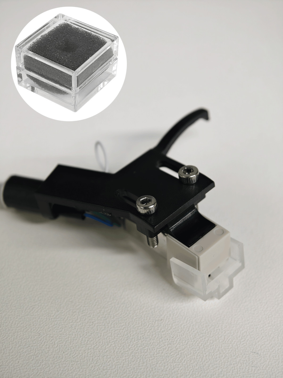 2PCS New for STRAIGHT-ARM HEADSHELL KIT ADC MOUNT + AT3600L CART+OFC Wires