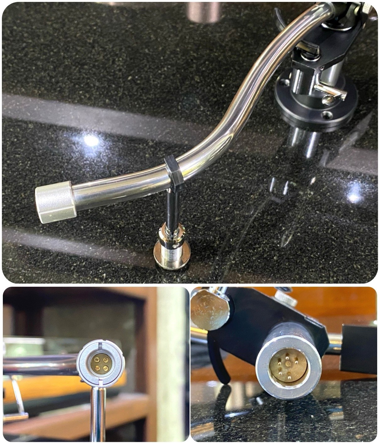 Ortofon RS-212 Special Tonearm S-Shape Detachable Headshell Damped Cueing Lifter
