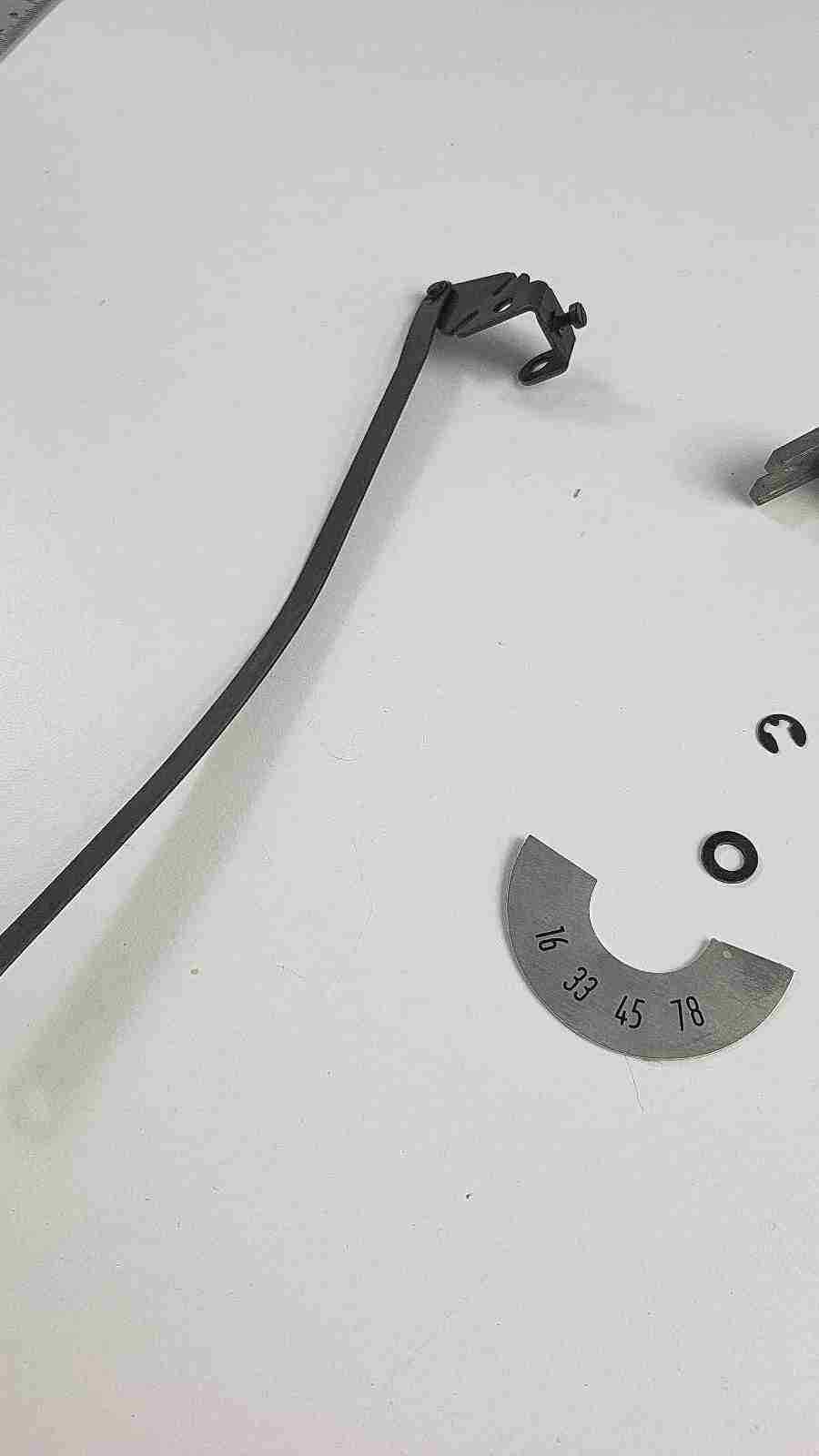 Benjamin Elac Miracord 750 Speed Control Lever Assembly