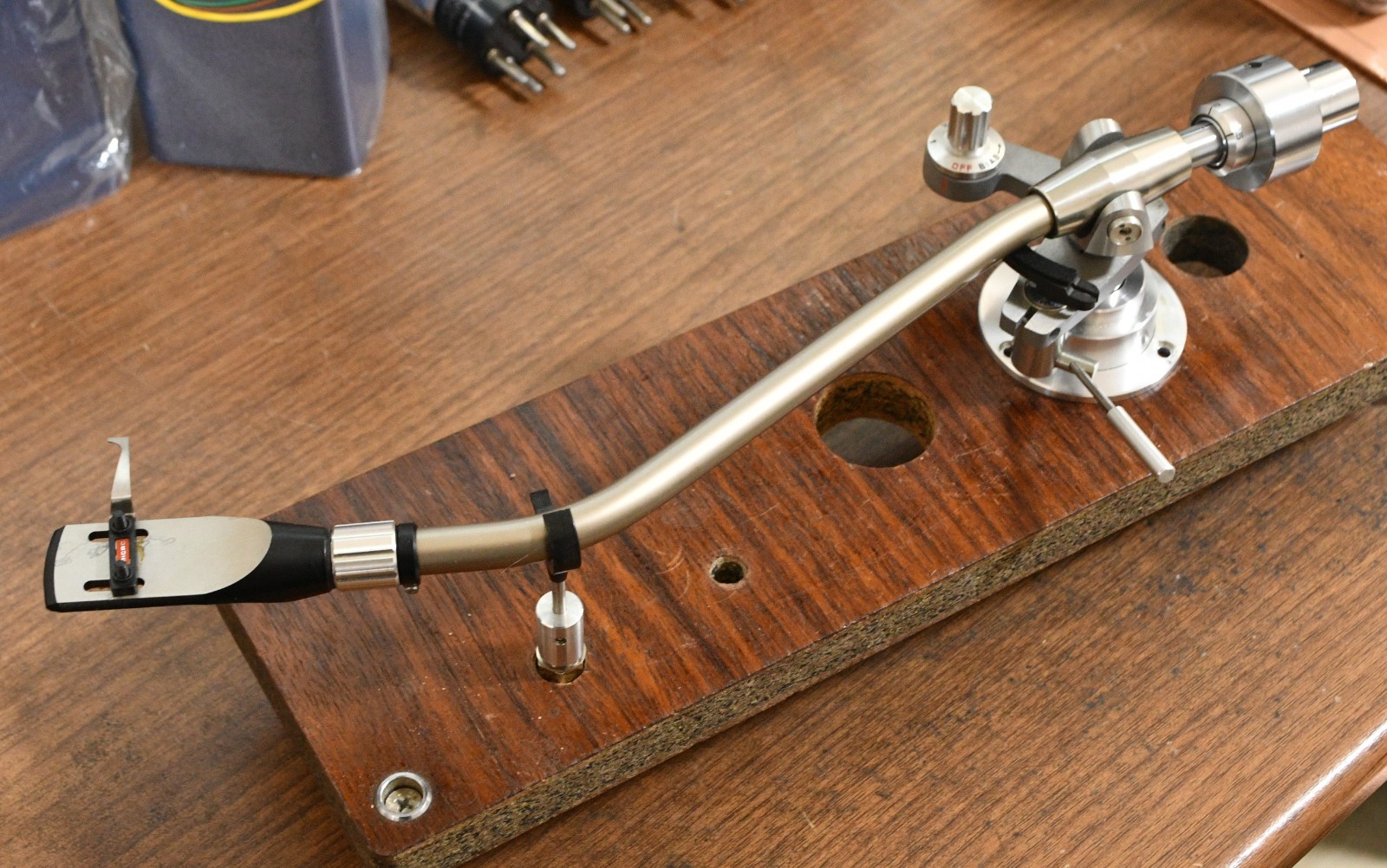 RARE ! Micro seiki MA-202L long type tonearm with original headshell * VG++