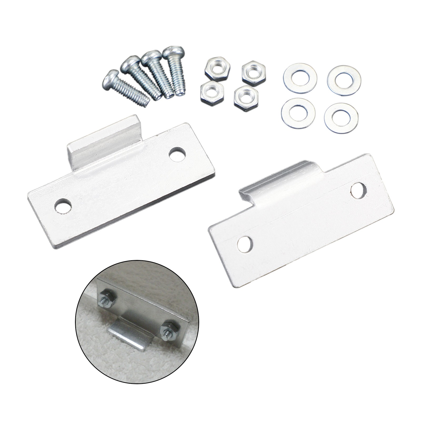 Two Dust Cover Fix Repair Brackets Hinge For SL-D1 B1 D2 B2 Others Turntable
