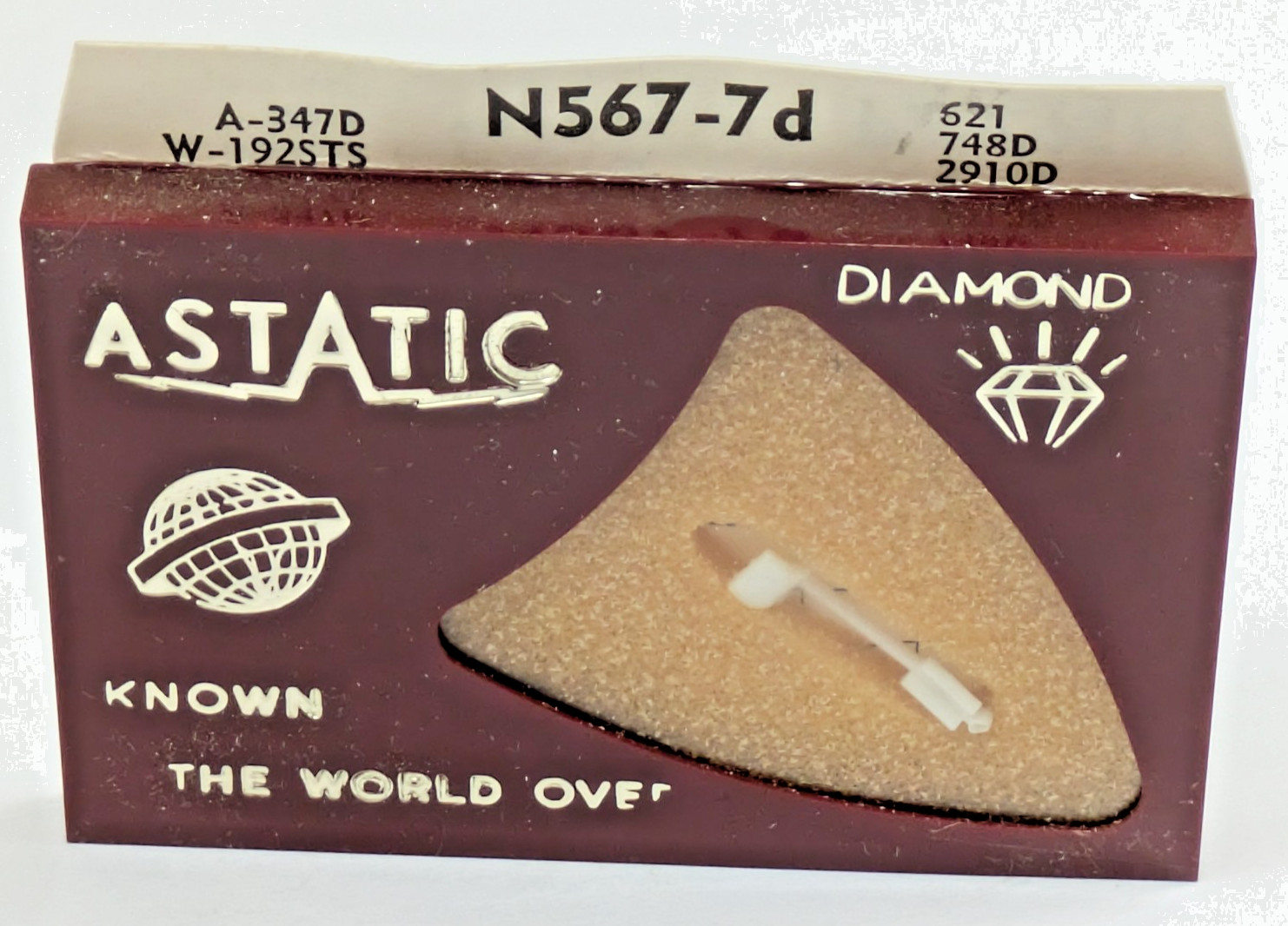 Astatic N567-7d Diamond Needle Record Player Stylus RCA A-347D 621 748D 2910D