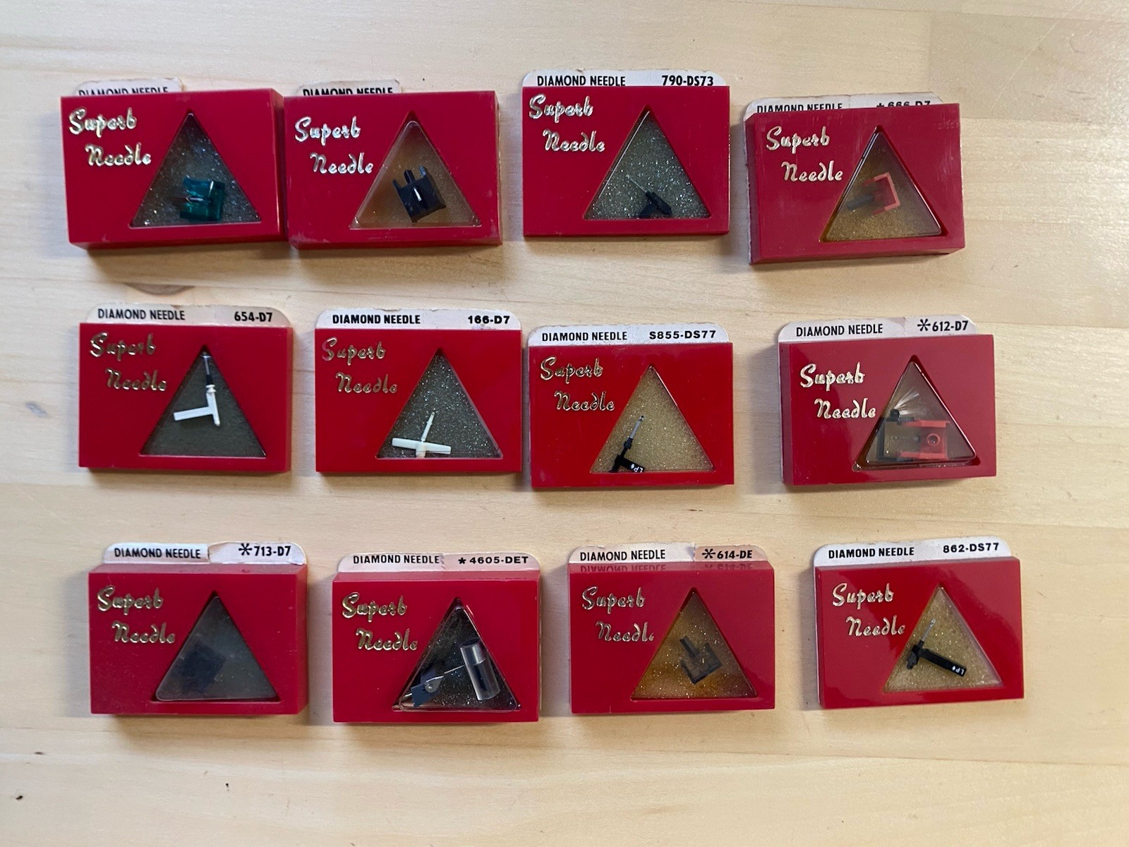 NOS Superb Stereo & Mono Diamond Needle – Multiple Models