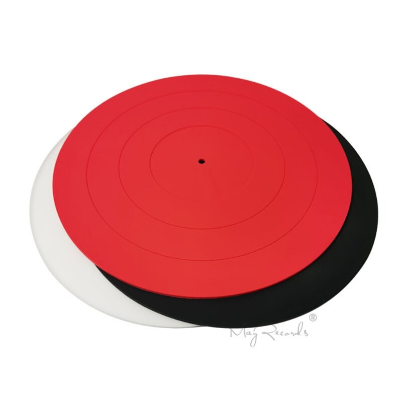 Silicone Pad Rubber for LP Antislip Mat Durable Anti-vibration Phonograph Turnta