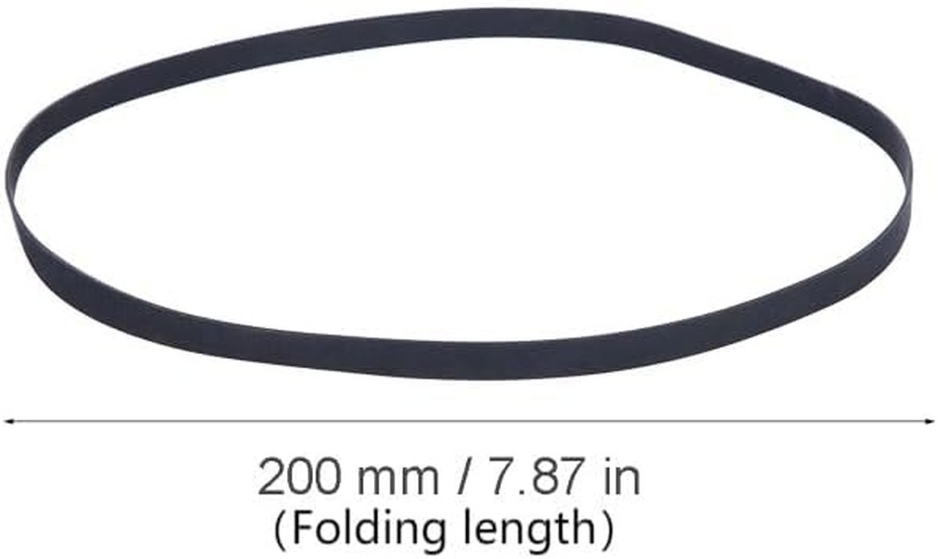 Record Player Belt Replacement, Phonograph Turntable Belt, Black Rubber Record P
