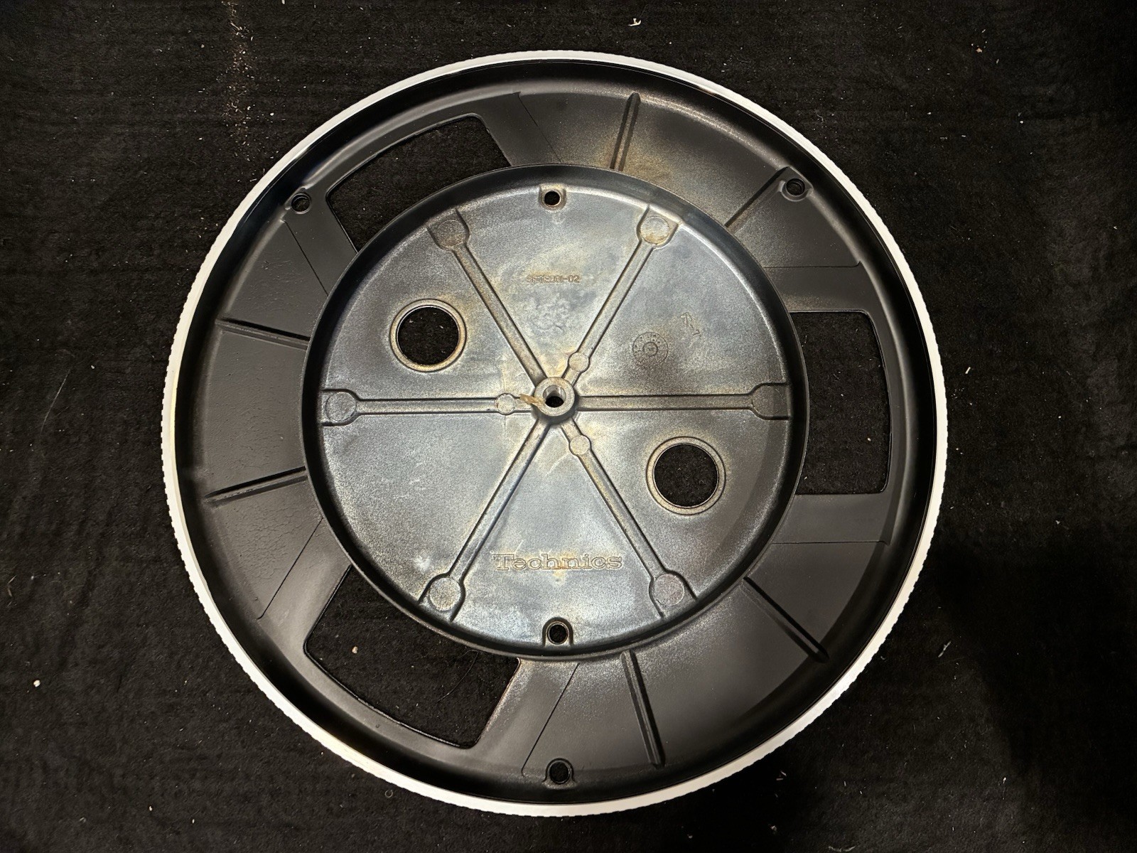 Technics SL-B2 Platter Black Silver for Turntable