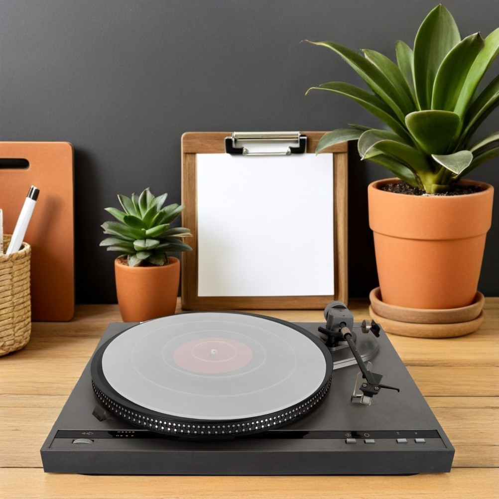 Record Player Silicone Pad Anti‑slip Turntable Mat Slipmat Audio Systems