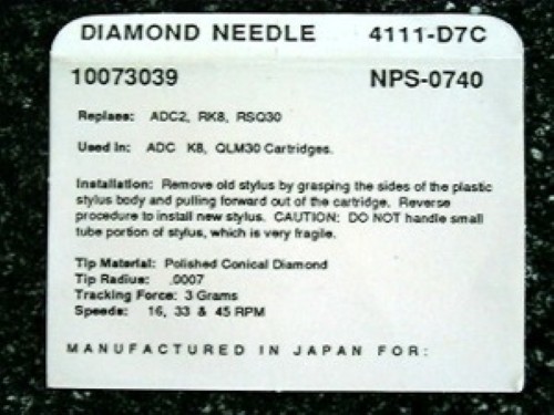 Generic replacement for ADC2, RK8, RSQ30 — New Old Stock