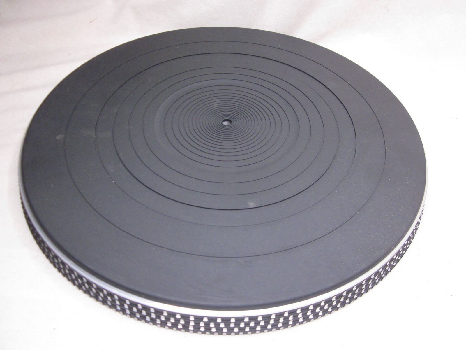 Technics turntable part SL-B3 SFTE 301-02 platter plate & SFTGB 20-01 mat pad
