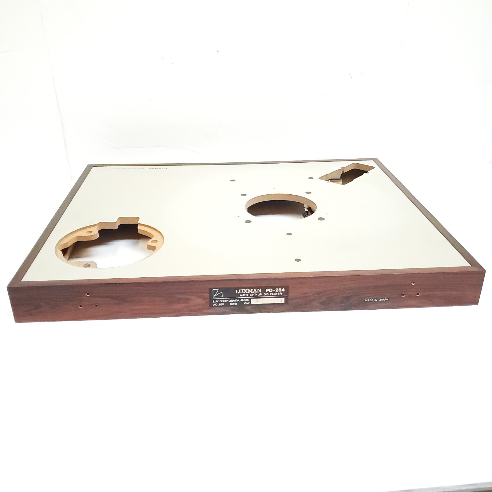 Original Luxman PD-284 Turntable Base Plinth