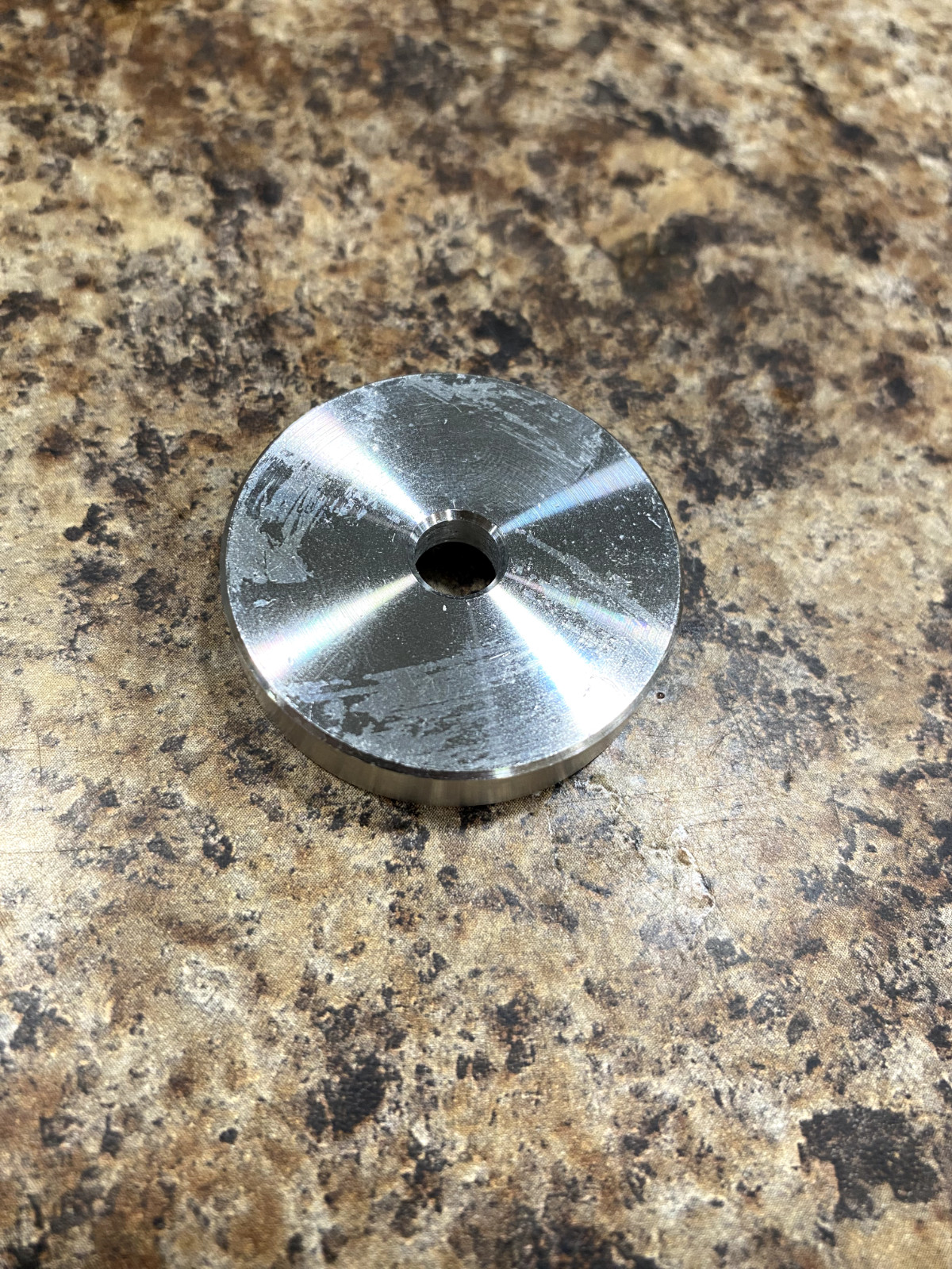 aluminum metal 45 adapter from Technics SL-1200 MK2 turntable