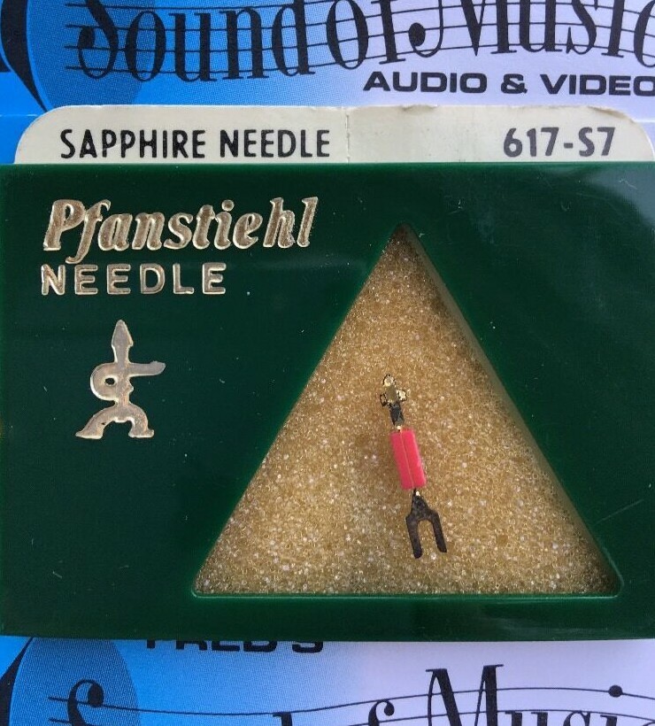 NEW Pfanstiehl 617-S7 Sapphire Needle Stylus 617D7 Synthetic VACO ST7 Calrad