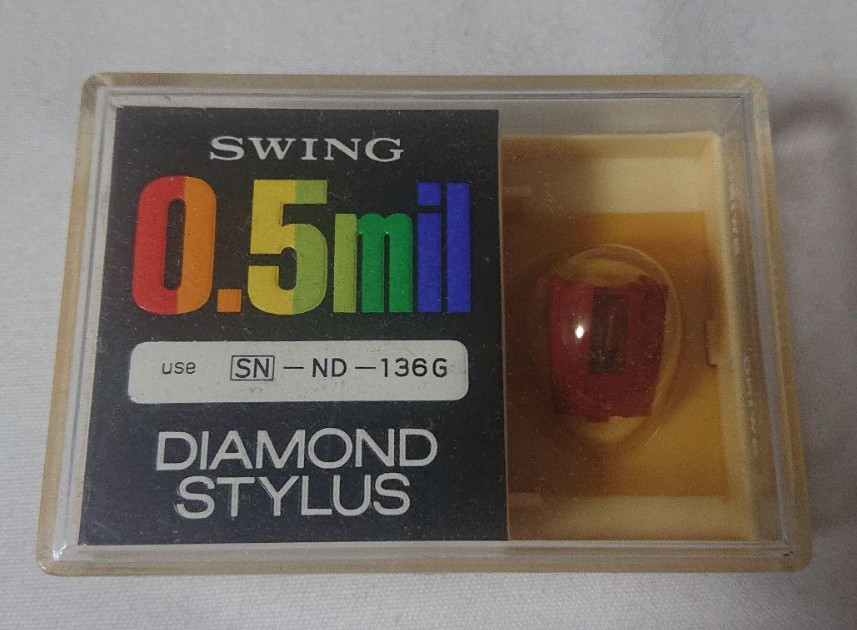SWING SN-ND-136G DIAMOND STYLUS 0.5mil SONY ND-136G Replacement Needle