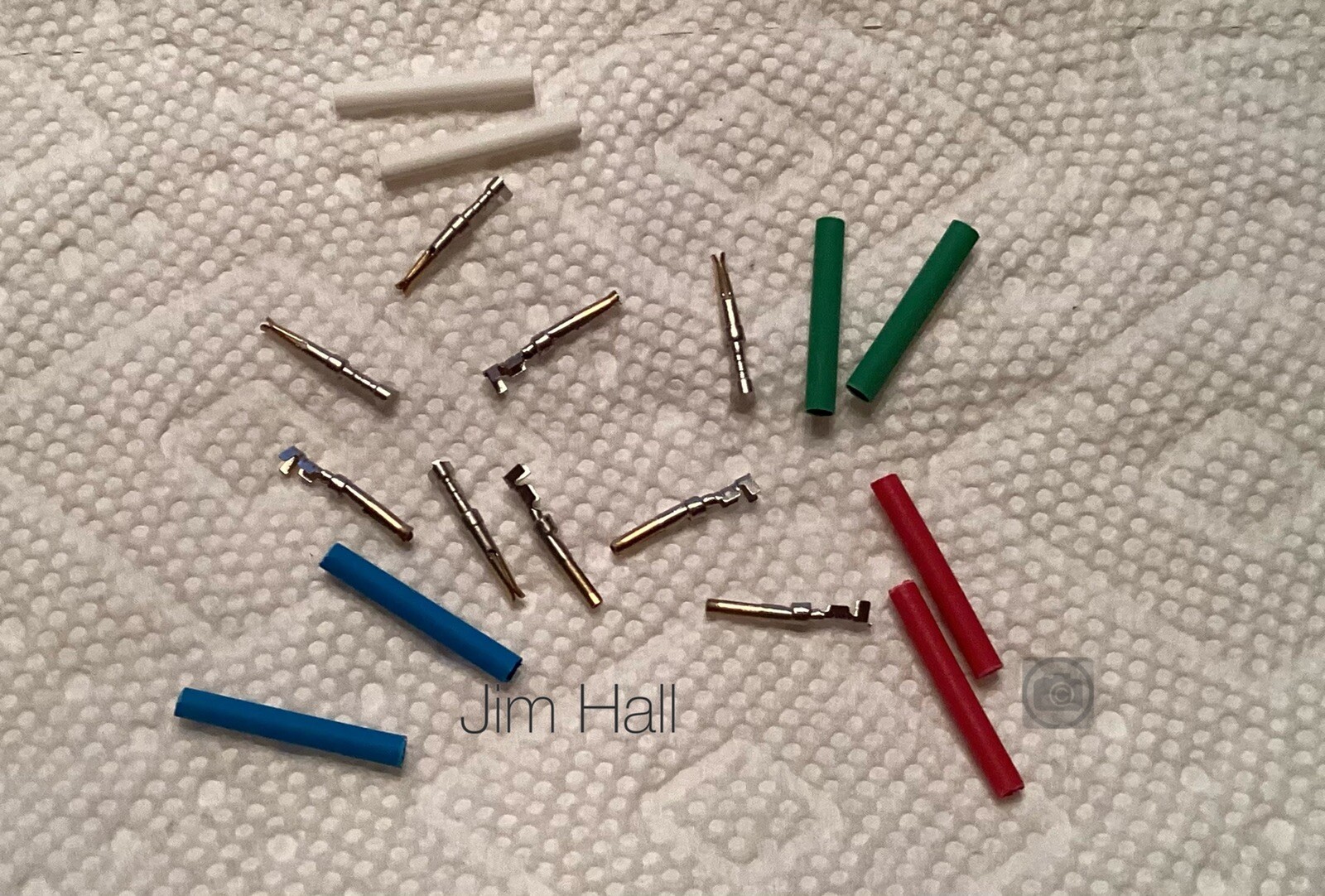 9 Cartridge Clips Connectors 8 Sleeves For TONEARM Wire Turntable Record Player