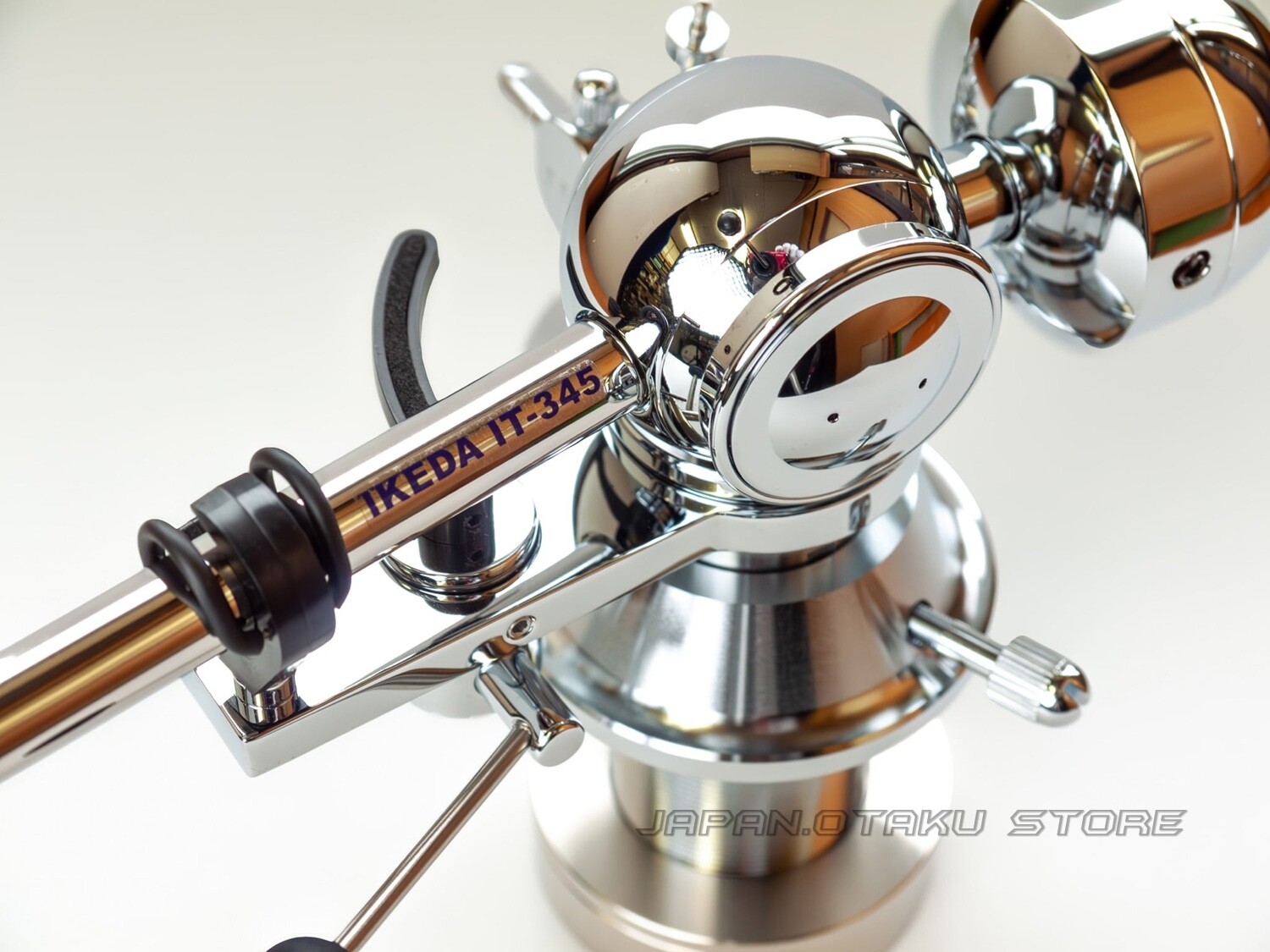 IKEDA DYNAMIC BALANCE SHORT TONEARM IT-345 CR-1 MIRROR CHROME FINISH
