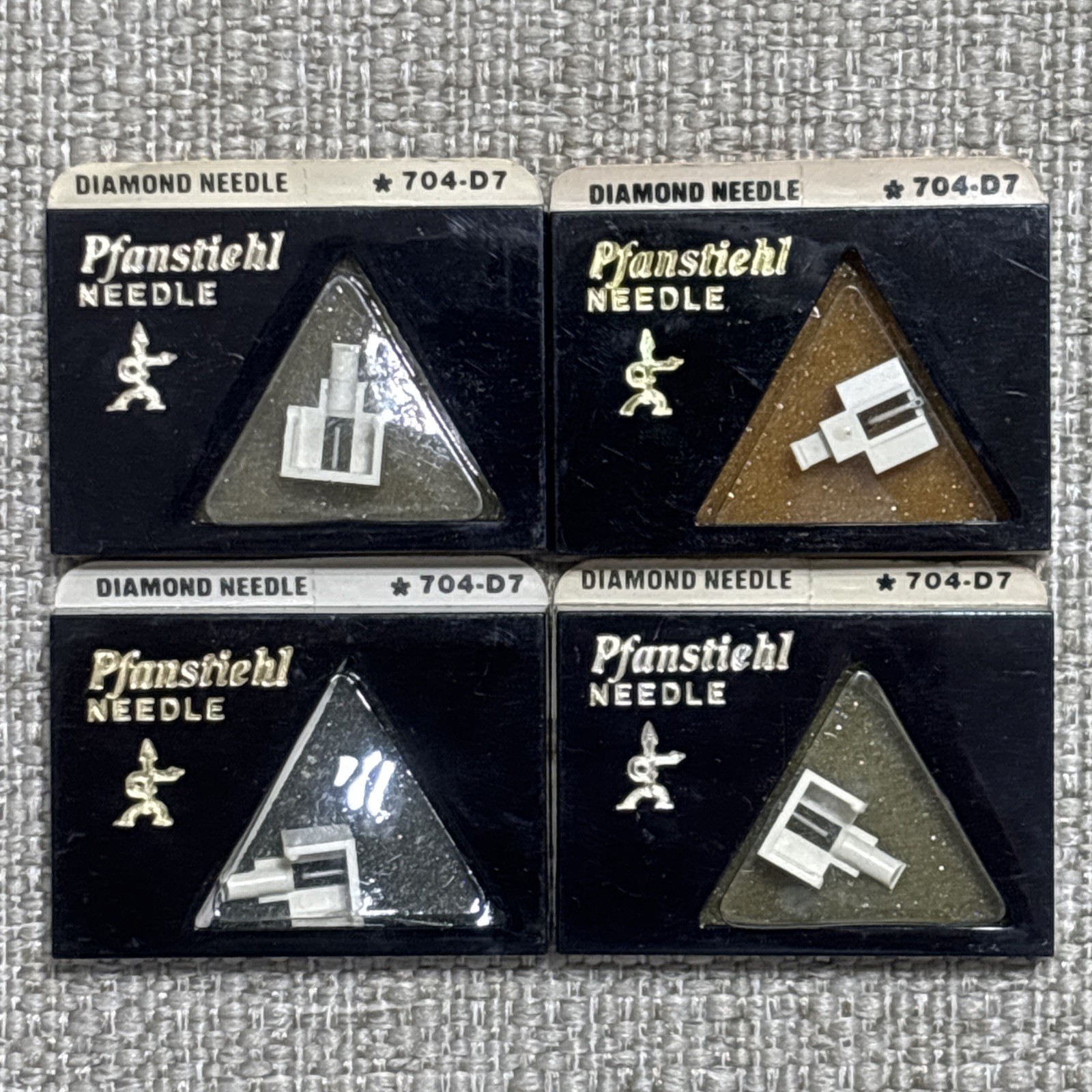 Pfanstiehl 704-D7 Diamond Stylus Replaces PANASONIC EPS-27STSD NOS Lot Of 4